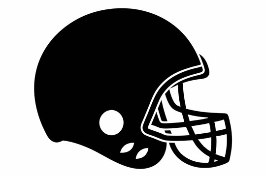recommend clip art: American Football Helmet Silhouette Vector, football helmet flat icon, Helmets black Clip art