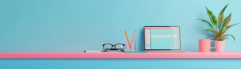 Parents using spreadsheet to manage family budget, financial organization, practical planning