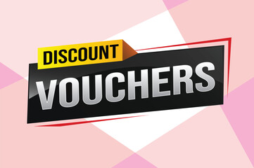 discount voucher vouchers special offer poster banner graphic design icon logo sign symbol social media website coupon advertising store shop online, website, landing page

