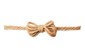 High-quality bow twine PNG with transparent white background for crafting, gift wrapping, and decorative projects