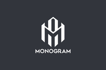 Creative Latter, M A logo design	