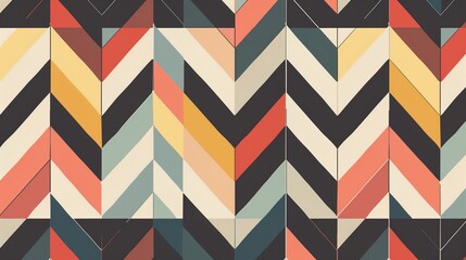 Herringbone pattern wallpaper