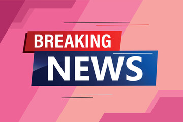 breaking news poster banner graphic design icon logo sign symbol social media website coupon

