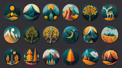 Explore a collection of vector icons or logos that are available to download and use.