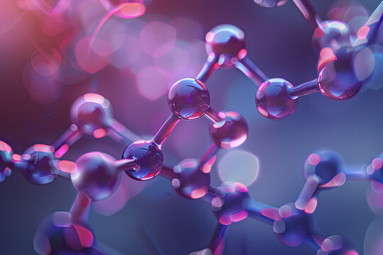 Alfentanil, an opioid analgesic drug molecule. Conceptual chemical illustration
