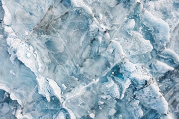 melting glacier concept and climate change.