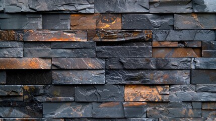 Background bricks for loft decor interior with space for text