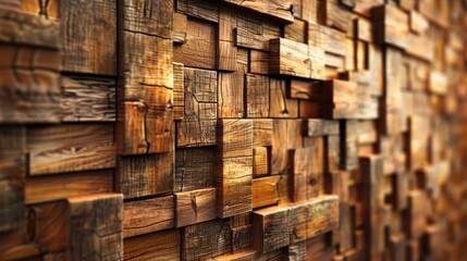 Background made of wooden surface for interior design