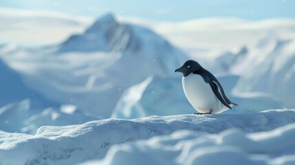 Bird from south pole