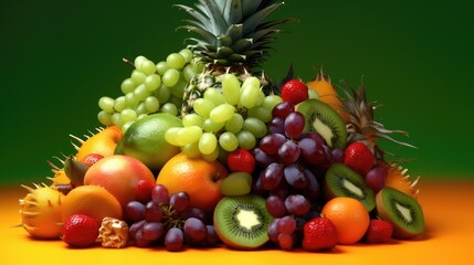 Vibrant Tropical Fruit Assortment