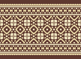 Digital motif textile ikat design retro baroque ethnic Mughal Background Texture stock photo · Brown leaves and flower on white ethnic ikat texture design.
