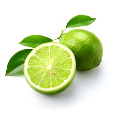 lime on white background