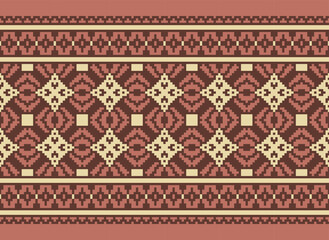 Digital motif textile ikat design retro baroque ethnic Mughal Background Texture stock photo · Brown leaves and flower on white ethnic ikat texture design.

