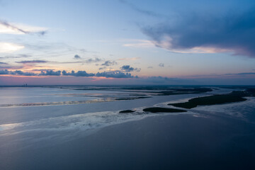 Beautiful July sunset on Mobile Bay