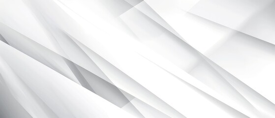 Fototapeta premium Modern White Geometric Pattern Design
