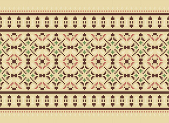 Aztec tribal geometric ethnic seamless pattern. Vintage Native American ethnic vector background. Traditional ornament; Hawaiian Tribal. American, Mexican style.