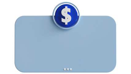 Dollar Symbol Sign 3D Render