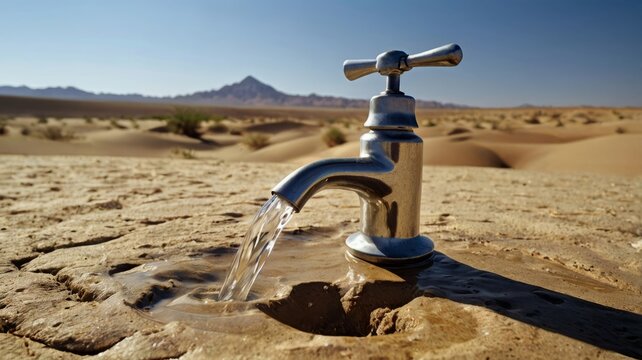 The Paradox image shows the concept of drought on Earth.