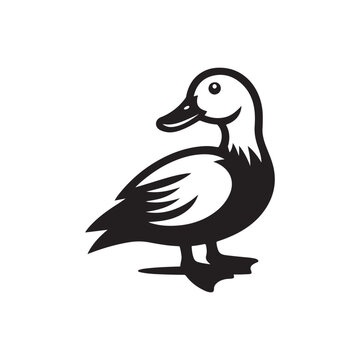 recommend clip art: duck silhouettes, Lake Ducks Vector Silhouette, Duck silhouettes, duck vector collection, various poses, black isolated figures