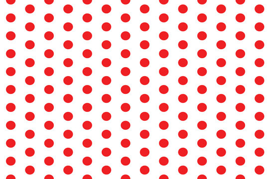 red polka dots seamless pattern
