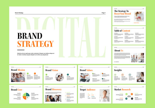 Brand Strategy Presentation Layout