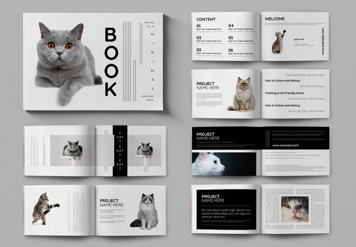 Minimalist Book Design Landscape