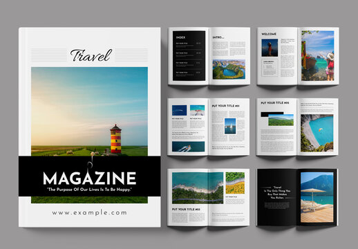 Travel Magazine Template