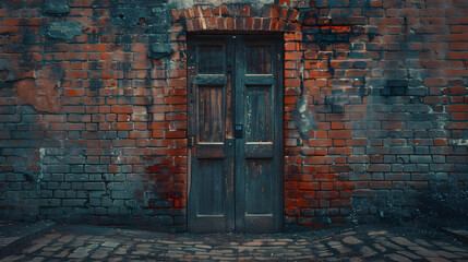 a half-open fake door