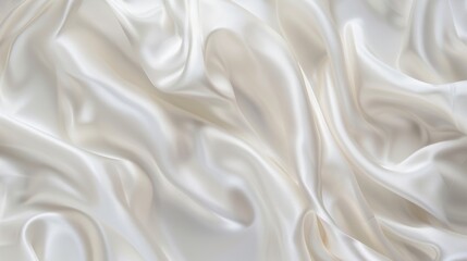 Naklejka premium Elegant Wedding Decor Background with Flowing Waves Generative AI