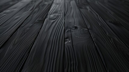 Luxury Dark Wood Table Background for Design Generative AI
