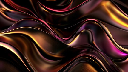 Obraz premium Luxury Background with Colorful Flowing Waves Generative AI