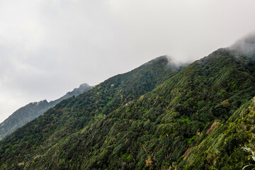 Views from Cabo de Larano viewpoint and Vereda do Larano coastal hiking trail. Cliffs atlantic...