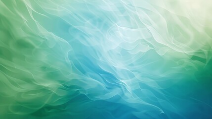 An abstract background with a gradient of cool blues and greens, evoking a sense of tranquility and calm