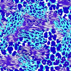 Fototapeta premium Unique Leopard Print Pattern with Varied Spot Sizes and Shapes