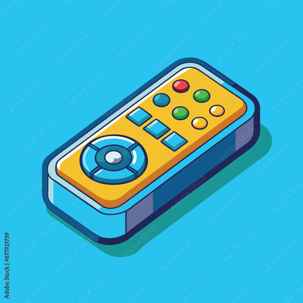 Poster a vector remote control