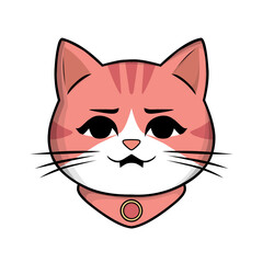 Embrace the charm of feline grace with our 'Cat Head Vector' digital product. This meticulously crafted vector art captures the essence of a cat's mystique and elegance, ideal for adding a touch of wh