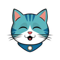Embrace the charm of feline grace with our 'Cat Head Vector' digital product. This meticulously crafted vector art captures the essence of a cat's mystique and elegance, ideal for adding a touch of wh