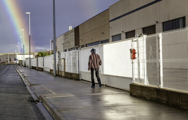 Walking with the rainbow