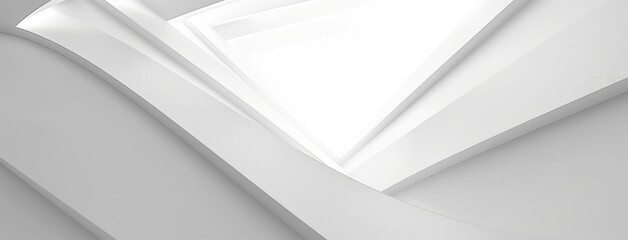 Modern Abstract White Layered Paper Texture