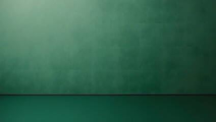 empty green wall, background in minimalist style
