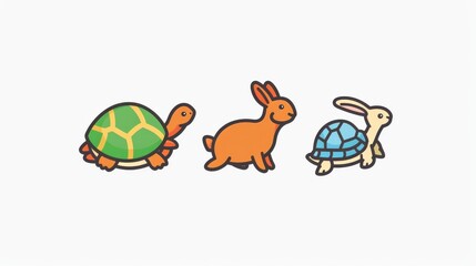 Naklejka premium Cute Pet Illustration