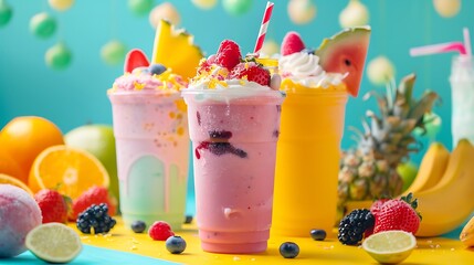 Summer sweets and desserts vegan food frozen drinks © Bonnie