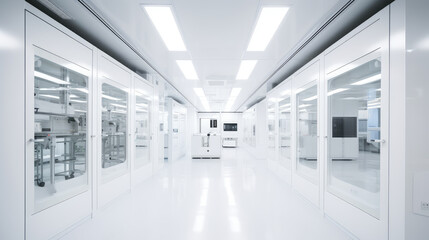 State-of-the-Art Pharmaceutical Lab Cleanroom Interior