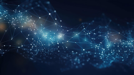 Digital Connectivity Network Abstract Background