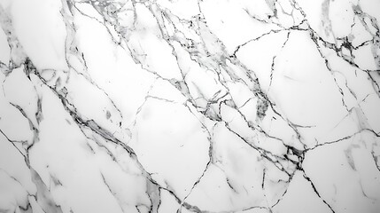 Obraz premium Elegant White Marble Texture with Delicate Gray Veins for Backgrounds and Design Elements