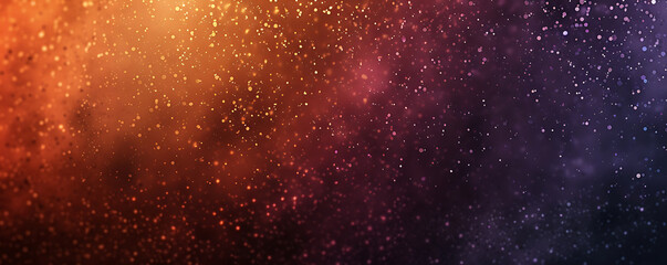 Fototapeta premium Grainy purple dark gradient noisy background orange poster banner.