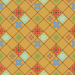 Seamless pattern. Aztec geometric vector background. Can be used in textile design, web design for making of clothes, accessories, decorative paper, backpack, wrapping, envelope, tile, etc.