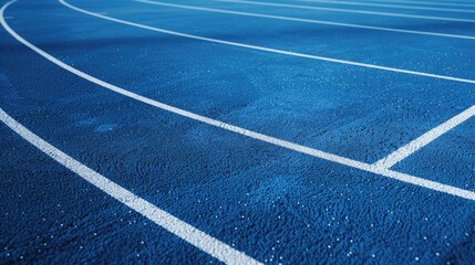 A tennis court with white lines and no players or rackets in sight