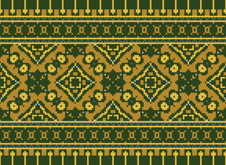 Ethnic style abstract Navajo geometric tribal vector seamless pattern background. tribal patterns, African tribal patterns, native American patterns. 