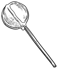 lollipop handdrawn illustration